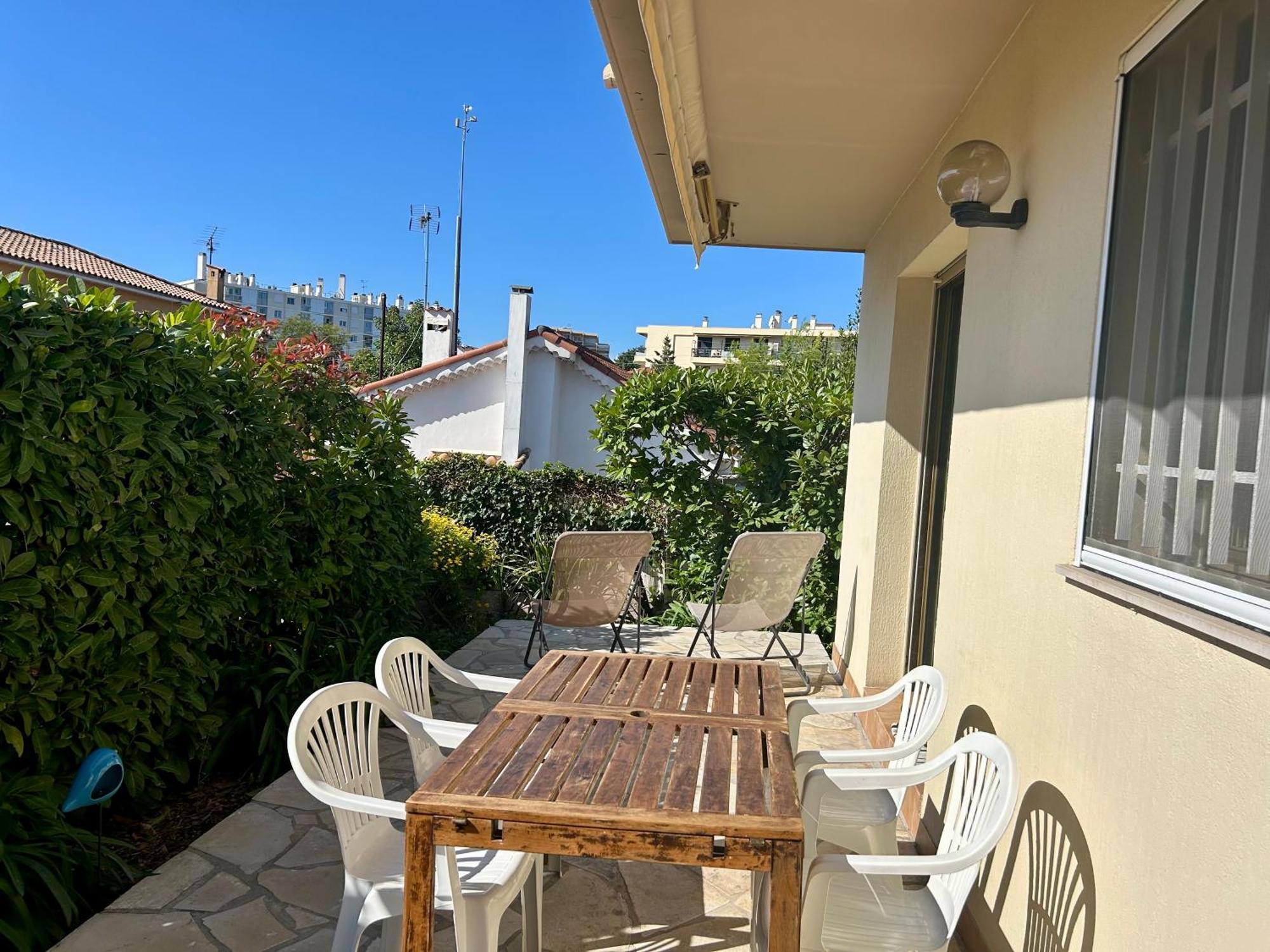 Les Ondes - Terrasse Rdc Villa Calme Parking Proche Plage 昂蒂布 外观 照片